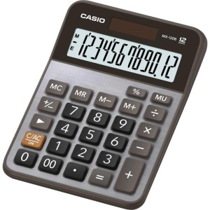 Calculadora De Mesa 12 Dig. Mx120b-s4-dc Metaliz-073386-70678