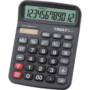 Calculadora De Mesa 12 Dig. Trully Pr Mod.836b-12-038301-28476