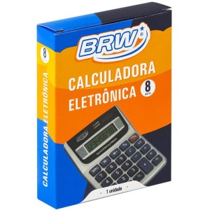 Calculadora De Mesa 8 Dig. 12,5x9,7x3,1cm Prata-096193-43410