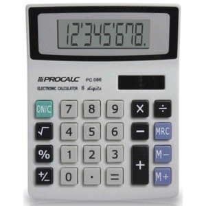 Calculadora De Mesa 8 Dig. Mod.pc086 Bat/solar-003546-18645