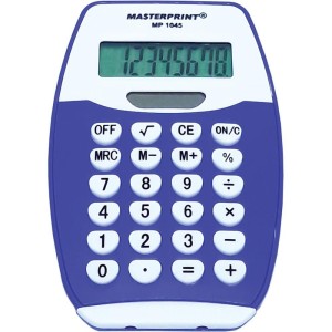 Calculadora De Mesa Mp 1045 8dig. Az/br Pilha/sola-101000-79888