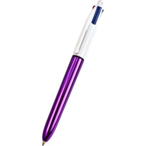 Caneta Esferografica Bic 4 Cores Metallic Corpo Rx-006790-76430