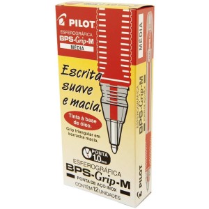 Caneta Esferografica Bps-grip-m 1.0mm Vermelha-001479-76204