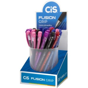 Caneta Esferografica Cis Fusion 0,7mm Azul 5cores-081443-55608