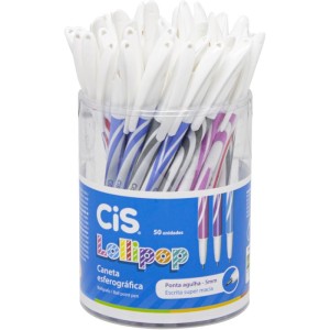 Caneta Esferografica Cis Lollipop 0,5mm 6cores-085107-27697