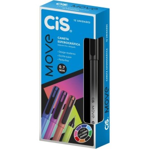 Caneta Esferografica Cis Move 0.7mm Pt-059864-12182