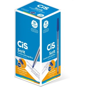 Caneta Esferografica Cis Scrit Azul 1.0mm-069467-28176