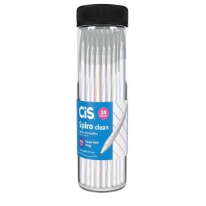 Caneta Esferografica Cis Spiro Clean 0,7mm Cores-096335-27782