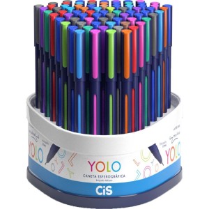 Caneta Esferografica Cis Yolo 0.7mm 10 Cores-101878-25277