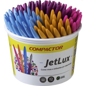 Caneta Esferografica Jet Lux Sortida (lr/rx/az/rs)-012378-55806