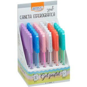 Caneta Esferografica Pastel 1.0mm 6 Cores-093765-19191