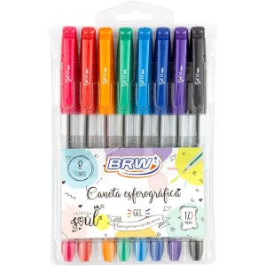 Caneta Gel Soul 1.0mm 8cores