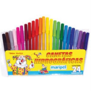 Caneta Hidrografica Maripel 24 Cores-026067-46666