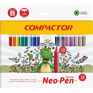 Caneta Hidrografica Neo-pen Gigante 24 Cores-001619-60078