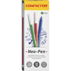 Caneta Hidrografica Neo-pen Gigante Preta-057173-11721