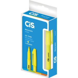 Caneta Marca Texto Cis Lumini Amarela-009121-81291