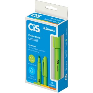 Caneta Marca Texto Cis Lumini Verde-009133-69615