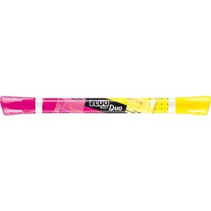 Caneta Marca Texto Fluo Duo Formato Caneta 2cor-101533-85400