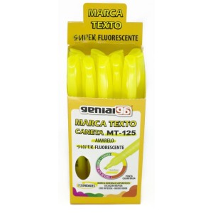 Caneta Marca Texto Mt-125 Amarelo-101766-55916