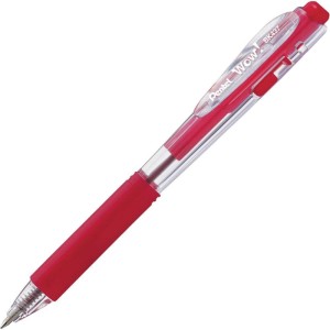 Caneta Retratil Wow 0,7mm Vermelha