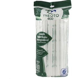 Canudo Biodegradavel 8x21cm Milk Shake Emb.individu-071591-20842