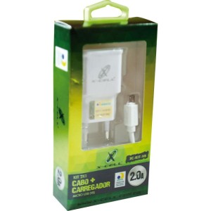 Carregador Celular De Parede 2x1 Cabo Micro Usb 2.0a+carreg-102185-31849