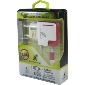 Carregador Celular De Parede Micro V8 2entradas Usb 3.1a-077053-98524