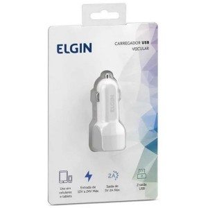 Carregador Veicular Adaptador Usb C/02 Ent.12v Biv-070718-51035