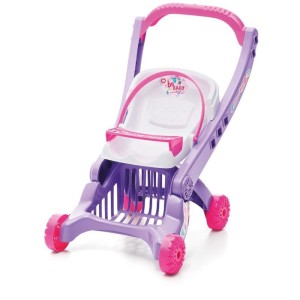 Carrinho De Boneca Bebaby 2em1 Rosa-082676-70059