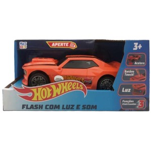 Carrinho Hot Wheels Flash Som/luz Laran-106898-30715