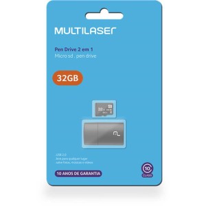 Cartao De Memoria Kit 2 Em 1 32g Micro Sd/adapt.-079079-65077