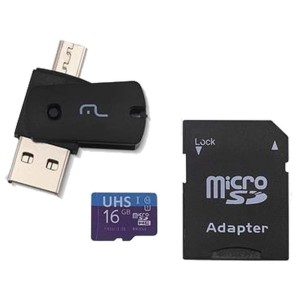 Cartao De Memoria Kit 3 Em 1 16gb Micro Sd/otg-079077-29146