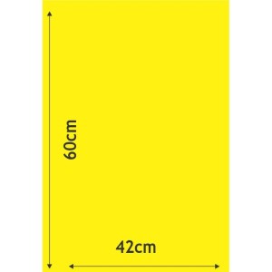 Cartaz Para Marcacao Liso Amarelo A2 250g 42x60cm-067604-58618