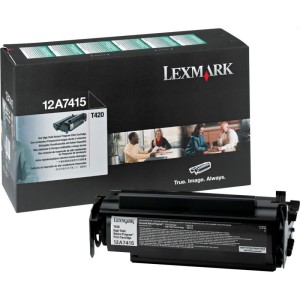 Cartucho De Toner Orig.lexmark 12a7415 Preto T420-050902-51606