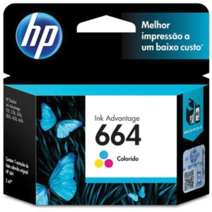 Cartucho Original Hp 664 Colorido Ink Advantage