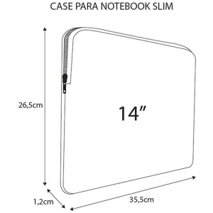 Cases Para Notebook Neoprene Poa Marinho 14 Pol-097422-32468