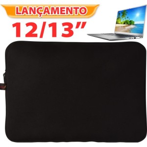 Cases Para Notebook Preto 12/13 Pol.-034264-93441