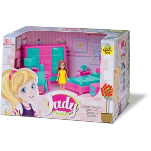 Casinha De Boneca Colecao Judy Quarto C/boneca-093063-78902