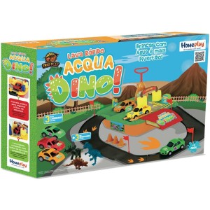 Cenario Tematico (playset) Acqua Rapido Dino C/3carrinhos-099960-95304