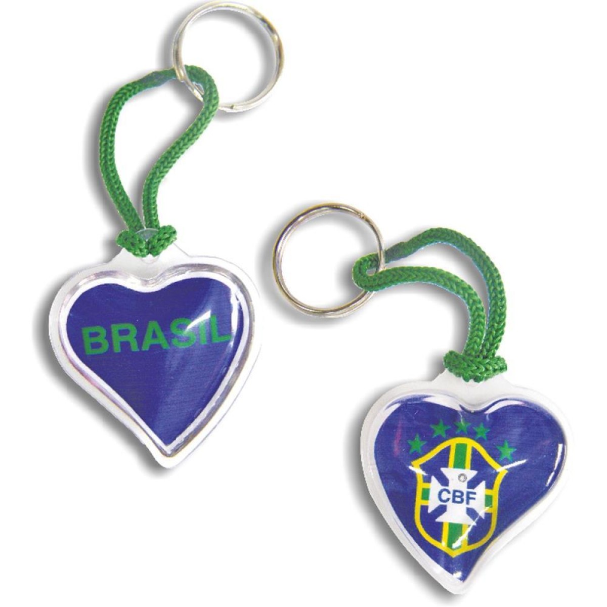 Chaveiro Do Brasil Coracao Curto C/gel Sortidos-035597-97541