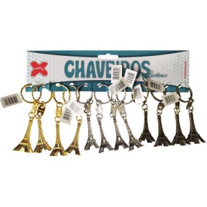 Chaveiro Torre Eiffel 4,5cm-107575-28450