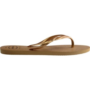 Chinelo Havaianas Feminino Fantasia Gloss 37/8 Dourado-095829-94505