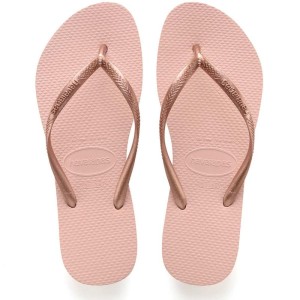 Chinelo Havaianas Feminino Slim 35/6 Rosa Ballet-065034-18731