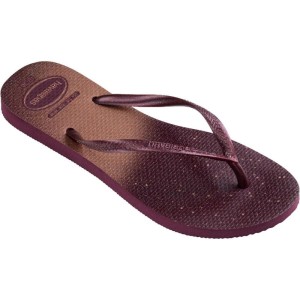 Chinelo Havaianas Feminino Slim Gloss 41/2 Terra Roxa-108026-46150