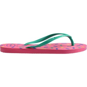 Chinelo Havaianas Feminino Slim Harmony 39/0 Ciber Pink-099678-35692