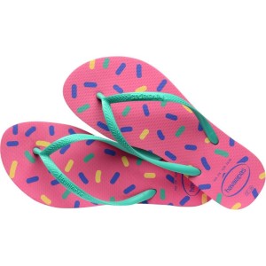 Chinelo Havaianas Feminino Slim Harmony 39/0 Ciber Pink-099678-88737