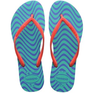 Chinelo Havaianas Feminino Slim Harmony 39/0 Verde Virtua-099675-70206