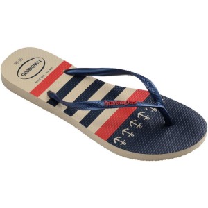 Chinelo Havaianas Feminino Slim Nautical 35/6 Marinho-108038-80484