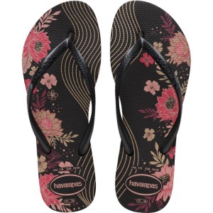 Chinelo Havaianas Feminino Slim Organic 35/6 Preto-104437-86318