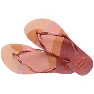 Chinelo Havaianas Feminino Slim Palette Glow 33/4 Rosa-108045-73214